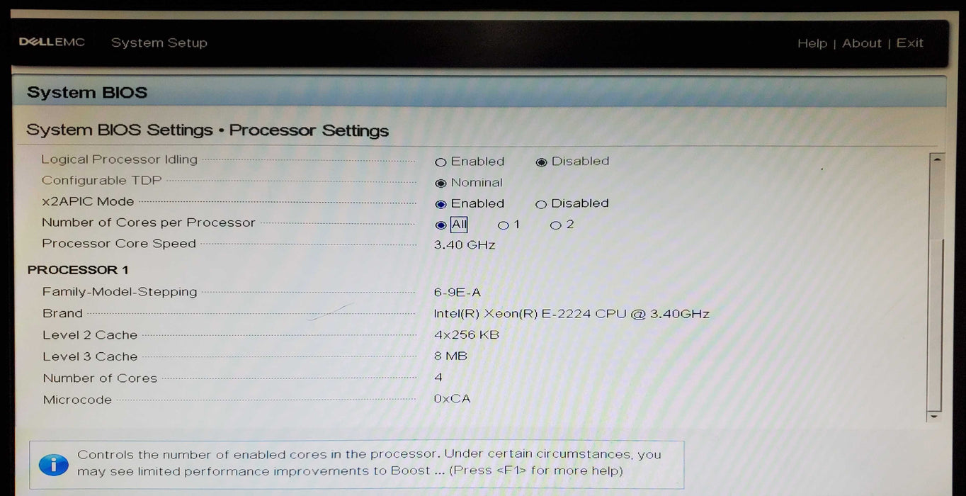 Dell PowerEdge R240 Xeon E-2224 16GB DDR4 S140 - No HDD