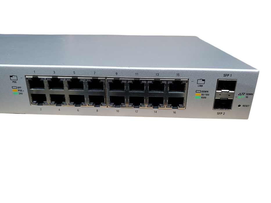 Ubiquiti UniFi Switch US-16-150W 16 Port Gigabit PoE Switch *READ*