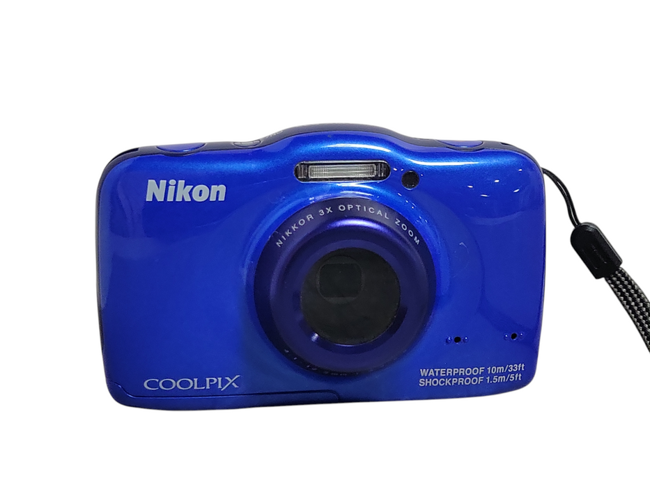 Nikon Coolpix S32 Waterproof 10m/33ft Digital Camera _