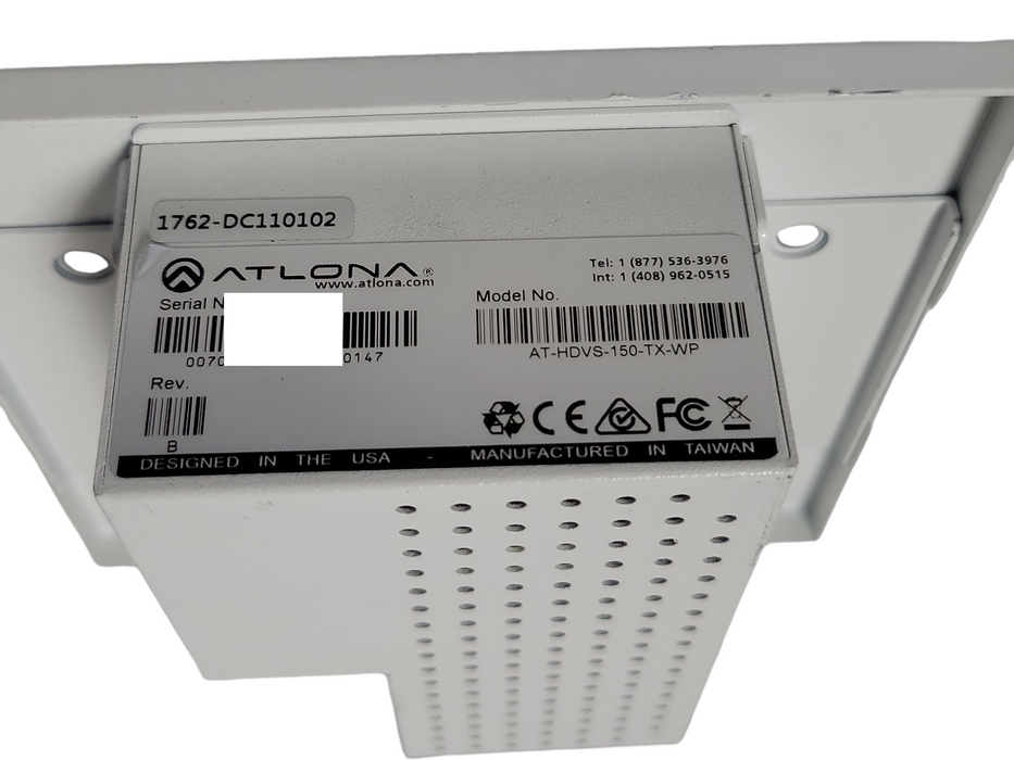 Atlona AT-HDVS-150-TX-WP HDMI/VGA to HDBaseT Wall Plate Switcher  _