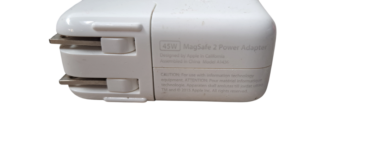 Genuine Apple 45W MagSafe 2 Power Adapter A1436 Q