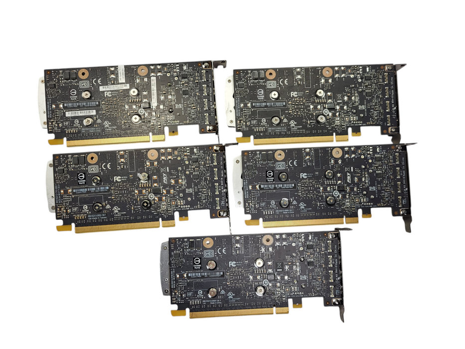 Lot of 5x Nvidia Quadro P620 2GB GDDR5 Low profile Graphics Card $
