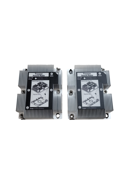 Lot of 2x - Lenovo 01KP656 ThinkServer SR630 Heatsink %