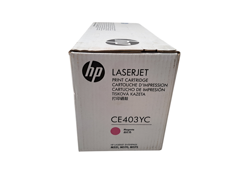 Genuine HP CE403YC Magenta Print Toner Cartridge 507A M551 M575 M570 )