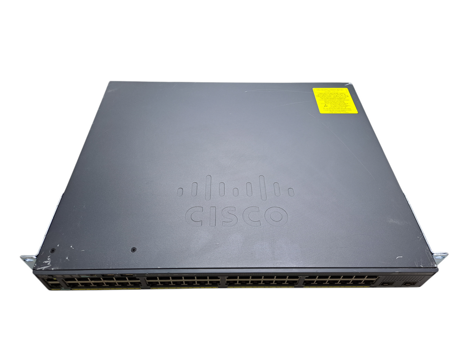 Cisco WS-C2960X-48FPD-L V07 | 48-Port Gigabit PoE+ 740W Switch | 2x 10G SFP+