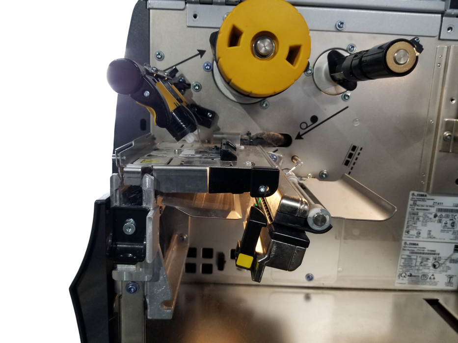 Zebra ZT411 Thermal Transfer Label Printer, Powers On-Untested Further READ