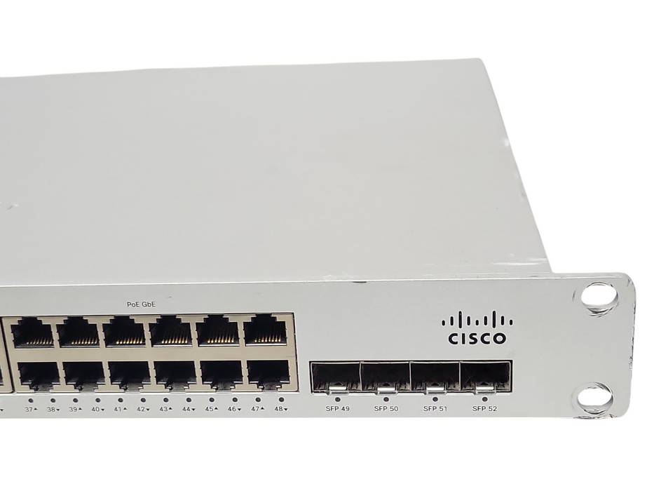 Cisco Meraki MS220-48LP 48-Port Gigabit PoE Cloud Managed Switch Unclaimed _