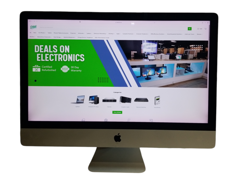 Apple iMac 27" Retina 5K 2015 Intel i7-6700K CPU 4.0GHz 24GB RAM - 1TB HDD