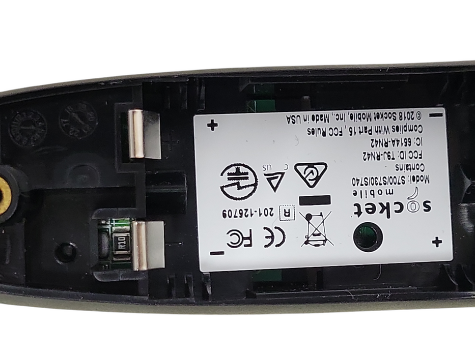 Socket S740 White Barcode Scanner, No Battery Q_