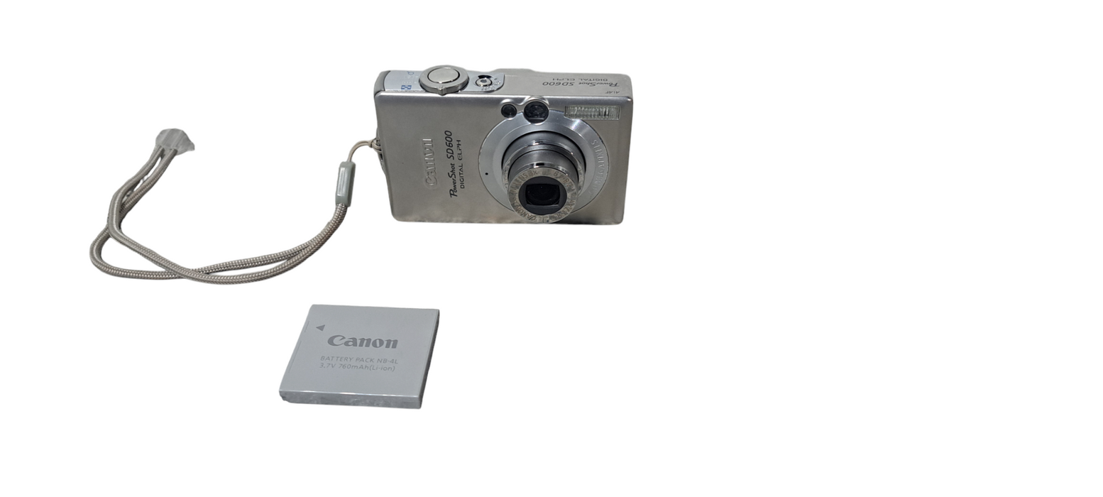 Canon PowerShot SD600 6MP Digital Elph Camera Optical 3x Zoom