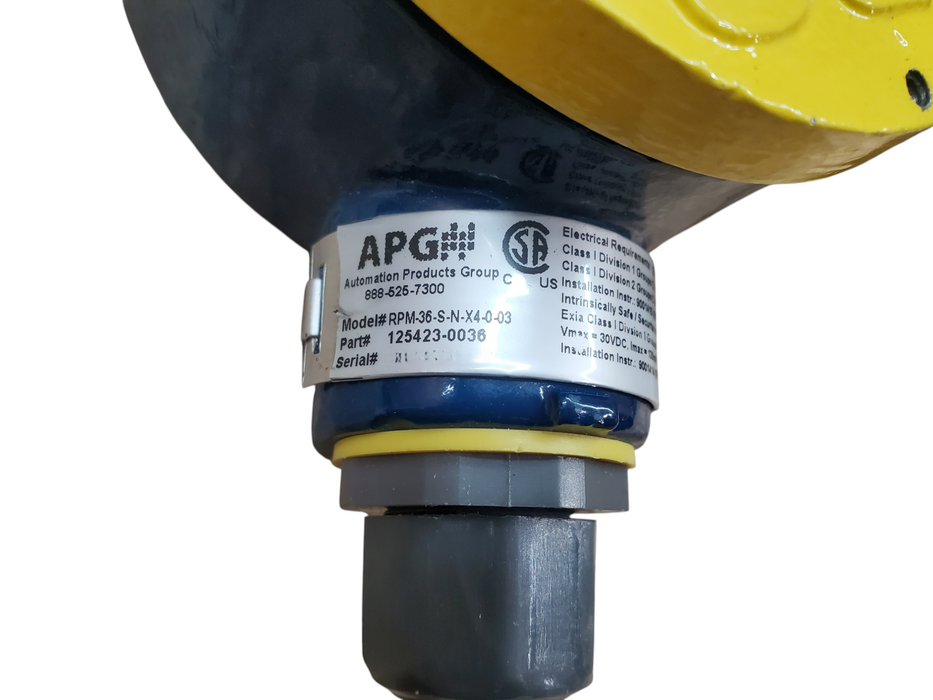 APG RPM-36-S-N-X4-0-03 Resistive-Chain Level Sensor w/39" Stem *READ*