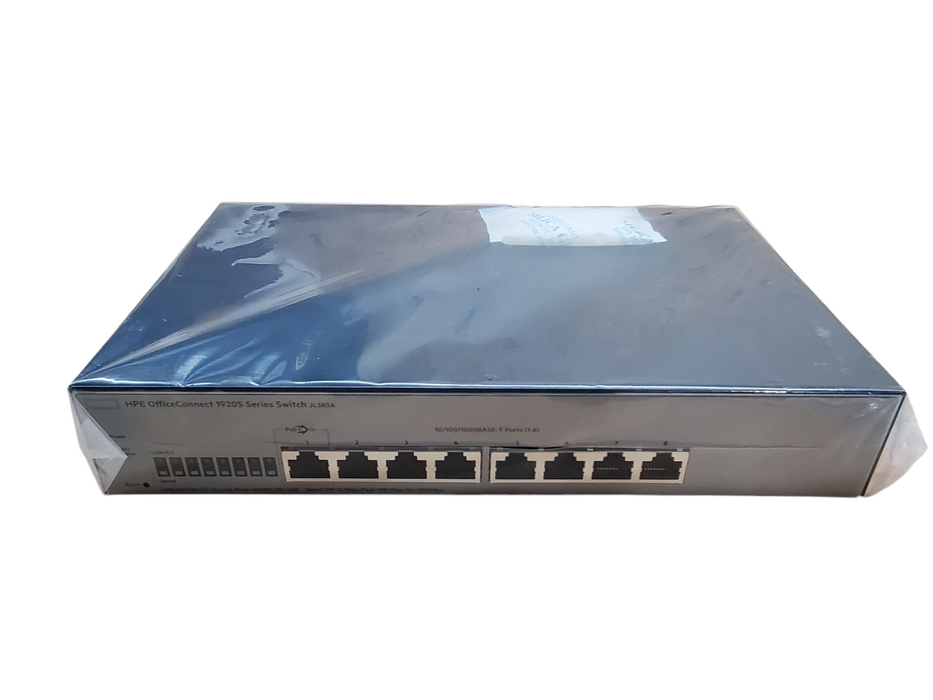 HPE OfficeConnect 1920S JL380A 8 Port Gigabit Network Switch | New Open Box