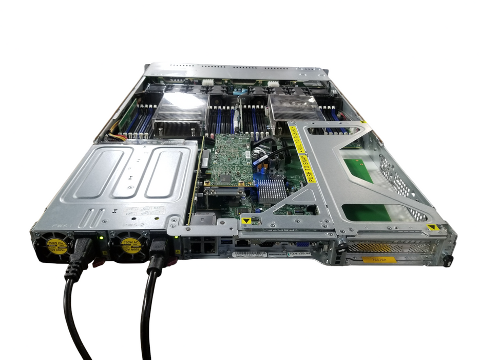 Supermicro X10DRU-i+ 2x Xeon E5-2630v3 2.40GHz, 32GB DDR4 AVAGO 3108 2x750W