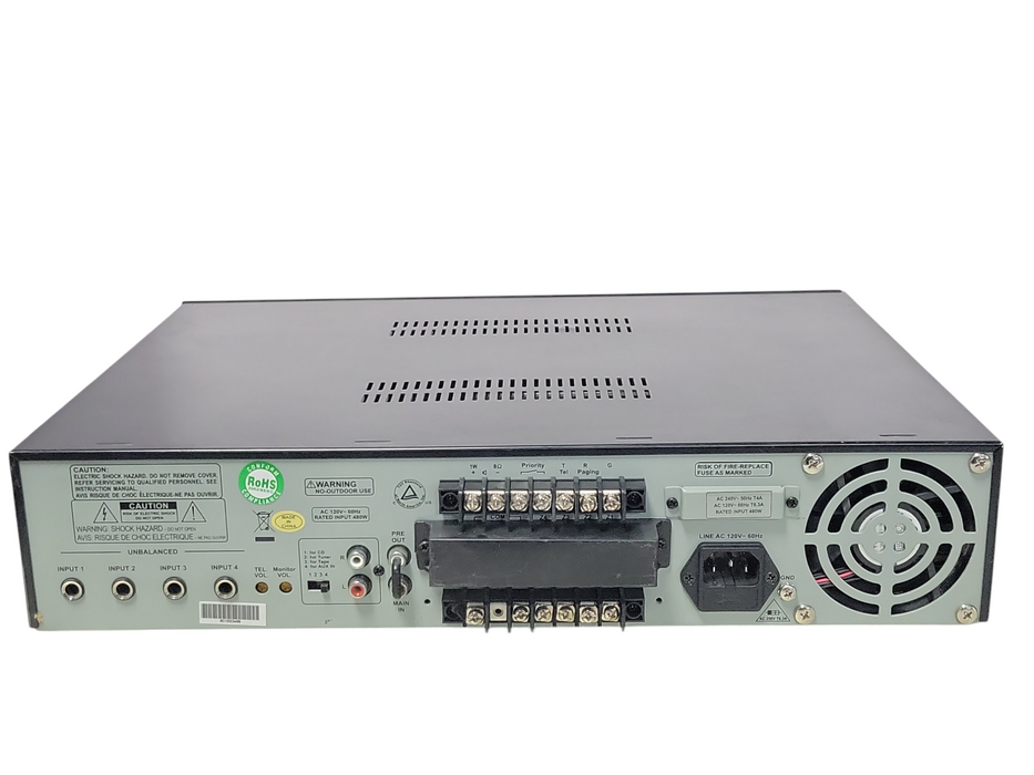 Norelco telecom public address amplifier TPA240, READ _