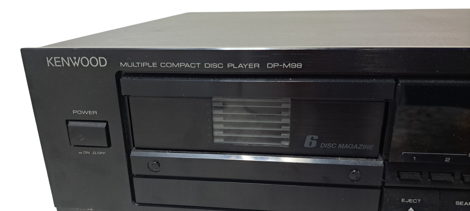 Vintage Kenwood DP-M98 Multiple Compact Disc Player 6 CD Changer