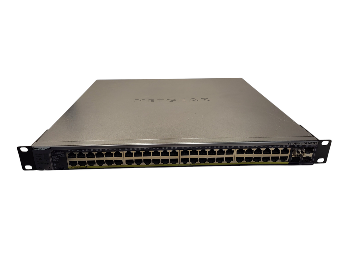 Netgear ProSafe GS748TPS 48-Port Gigabit Stackable Smart Switch w
