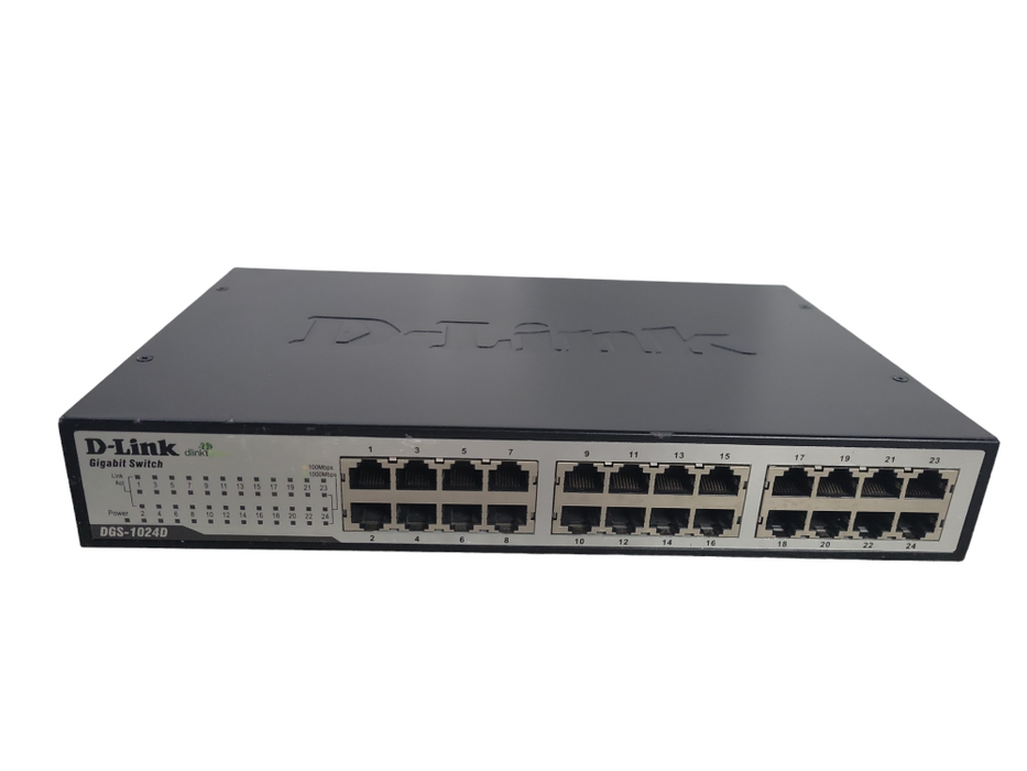 D-Link DGS-1024D 24 Port 10/100/1000 Gigabit Ethernet Switch !