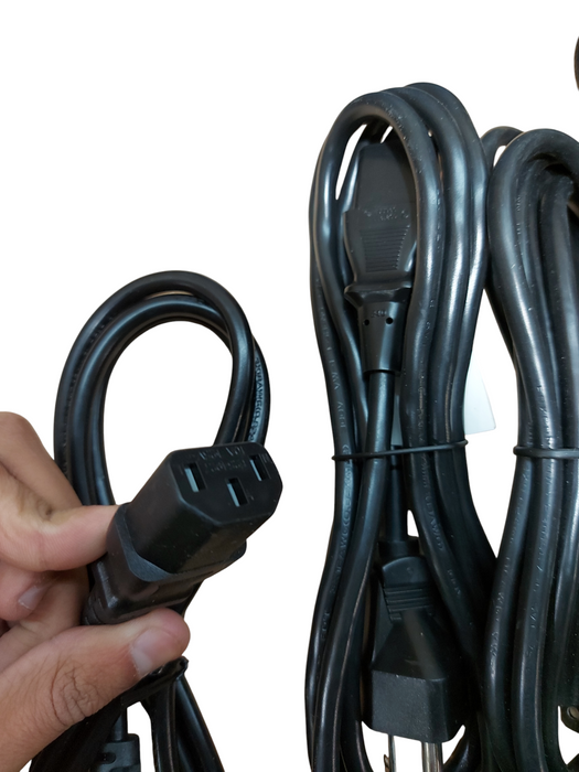 Lot 5x 6FT POWER CORD 3 PRONG CABLE C13 Q