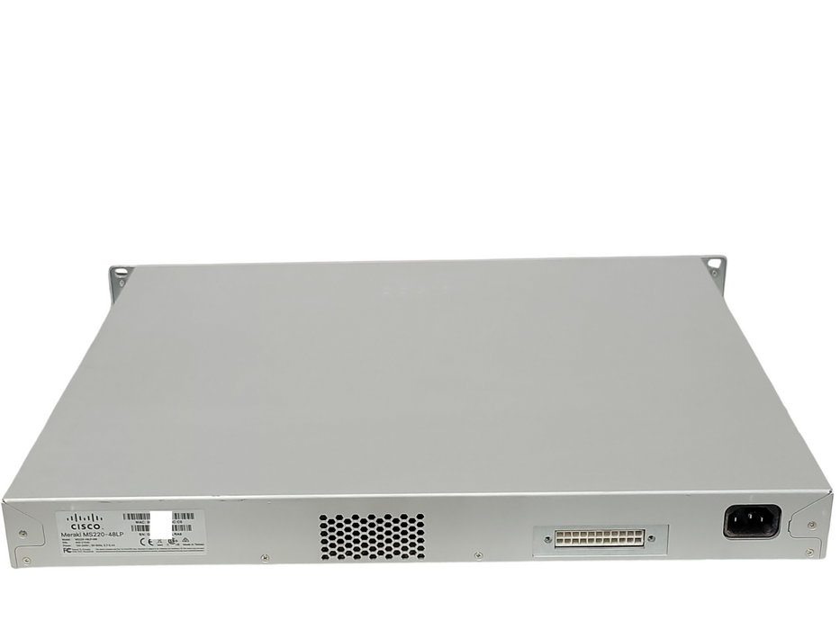 Cisco Meraki MS220-48LP 48x 1GE POE+ 4x1G SFP Port 1U Cloud Switch UNCLAI Q_