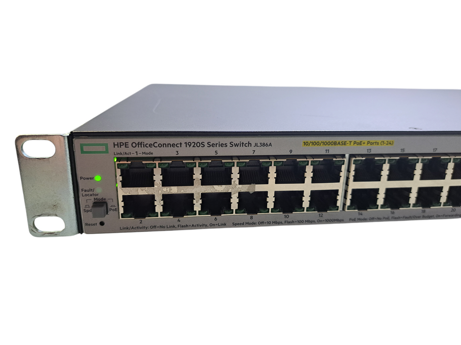 HPE JL386A OfficeConnect 1920S Series 24-Port Gigabit PoE+ Managed Switch