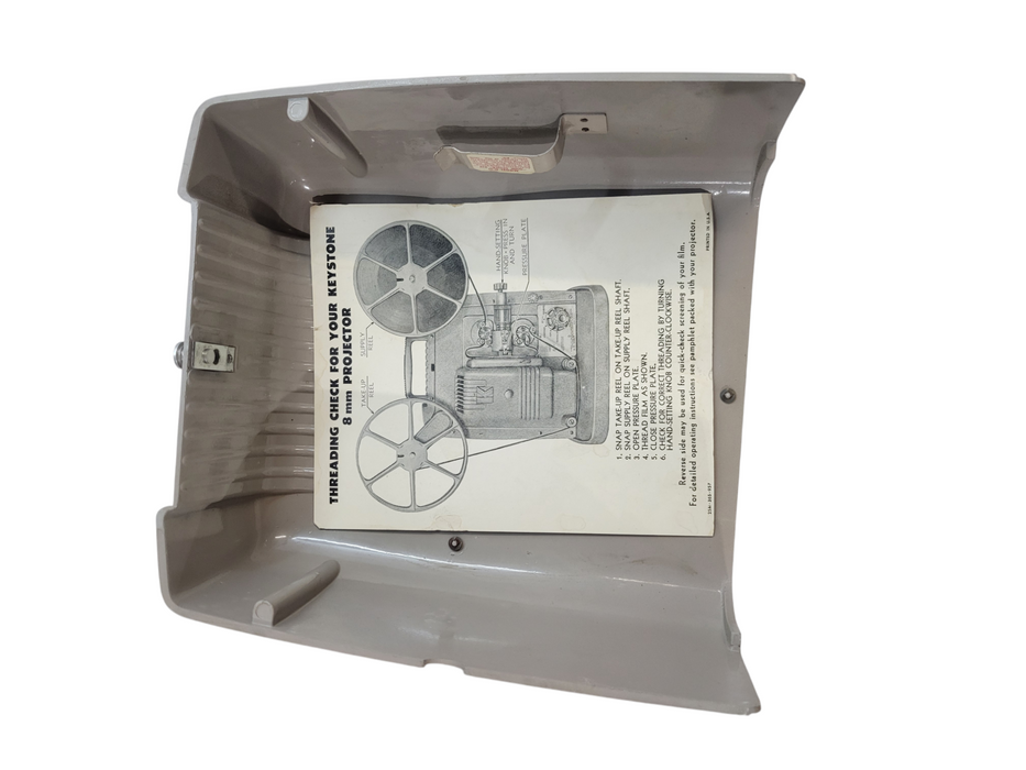 Vintage Keystone k 100 8 mm projector (READ) %