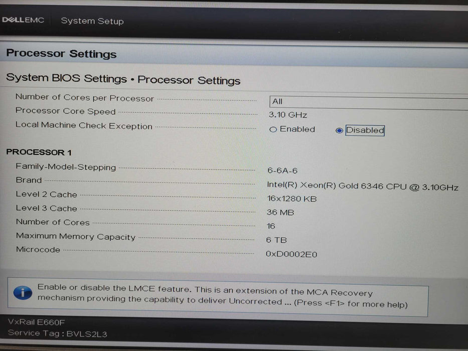 DELL E660F 1U 10x 2.5" XEON Gold 6346 @ 3.10GHz 64GB RAM HBA355i Fnt !