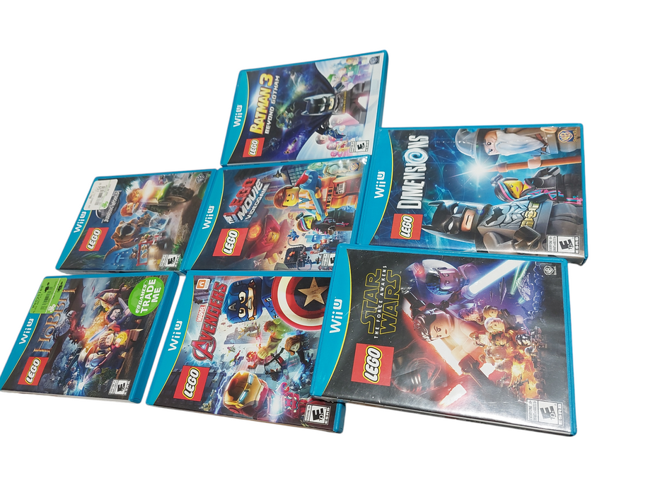 Bundle of 10 Nintendo Wii U Games See Pictures List Lego Games - Main Image