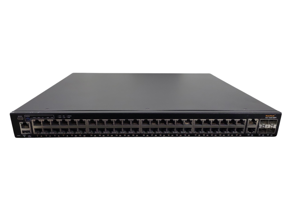 Ruckus ICX 7150-48PF 48-Port 1G PoE Access Switch !