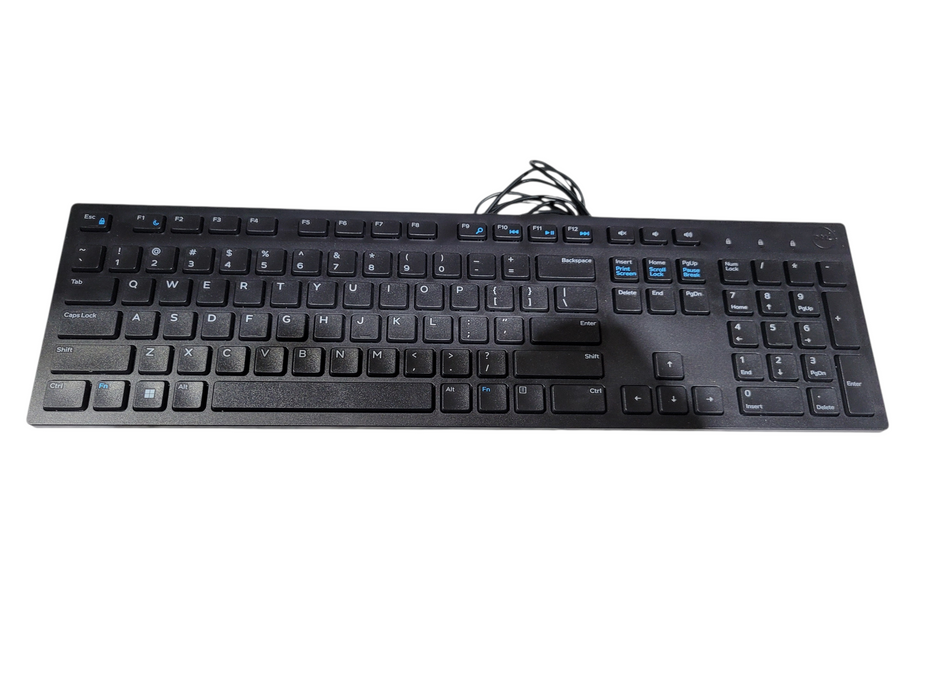 Dell KB216 Wired Multimedia Keyboard  & Mouse Wired USB MS116 BLACK