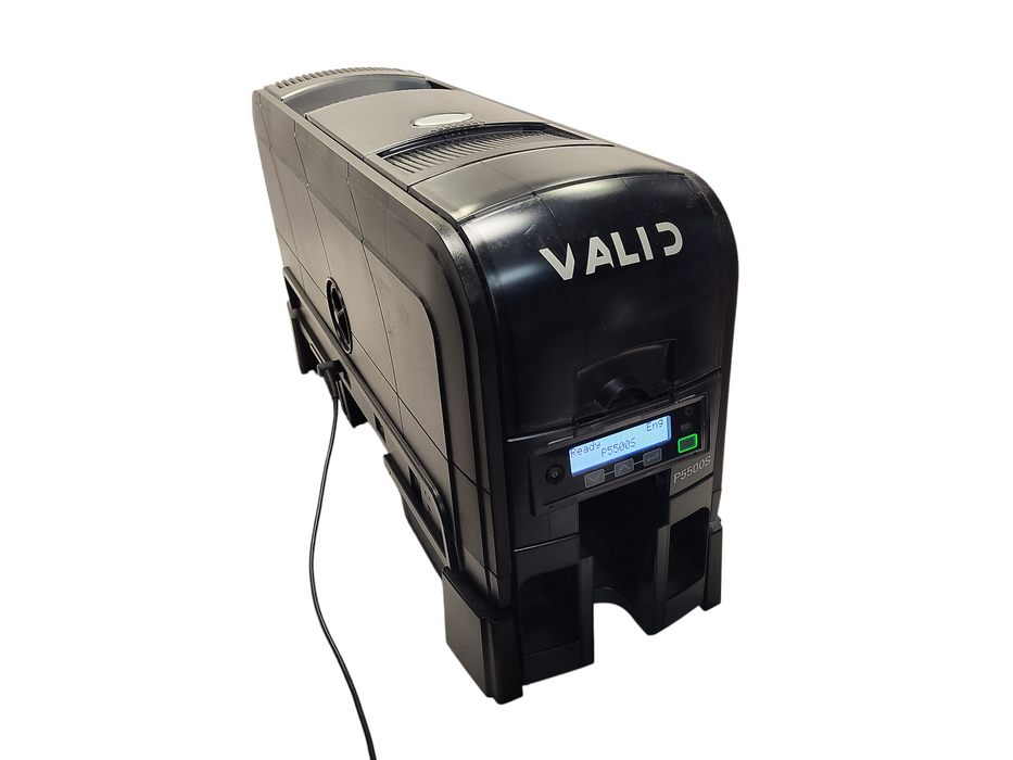 Polaroid Valid P5500S PX30 Thermal ID Card Printer USB Network No AC/Ribbon $
