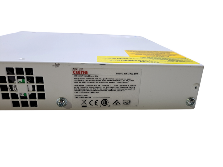 Ciena 3903 170-3903-820 Service Delivery Switch | Factory Reset