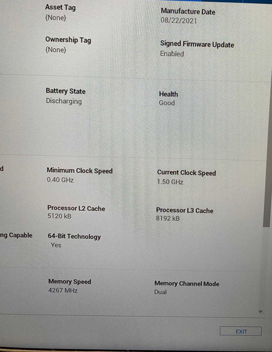 Dell Latitude 7420 TOUCH Core i5-1145G7@2.60GHz 16GB RAM 256GB SSD  Lap200