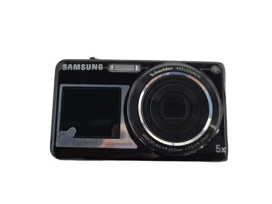 Samsung ST600 14.2MP Compact Digital Camera Selfie Screen Black !