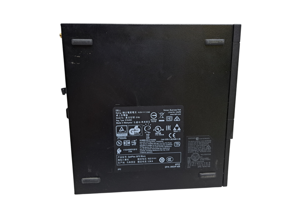 Dell OptiPlex 3070 USFF | i5-9500T @2.20GHz, 8GB DDR4, 256GB NVMe, Wi-Fi Q)