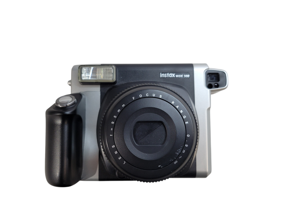 Fujifilm Instax Wide 300 Instant Film Camera Black & Silver (READ) %
