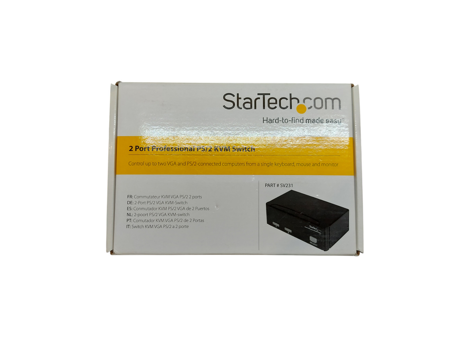 LOT 3x StarTech.com (SV231) 2-Ports External KVM Switch PS/2 Q