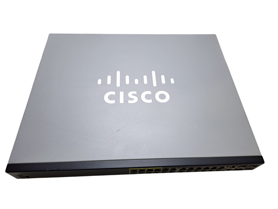 Cisco SG550X-24MP-K9 V02 | 24-Port Gigabit PoE Stackable Managed Switch Q