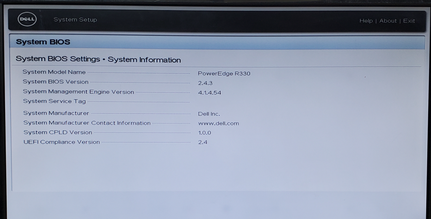 Dell PowerEdge R330 1x Xeon E3-1270 v6 16GB RAM H330 - No HDD