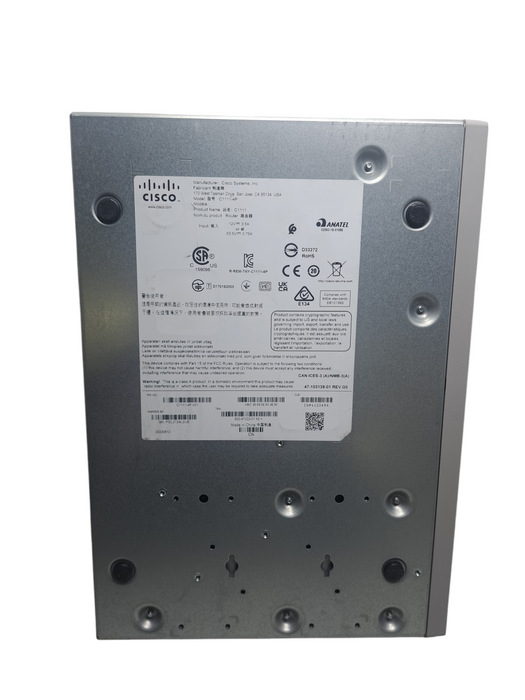 Cisco ISR 1100 Series C1111-4P V01 Services Integrated Router