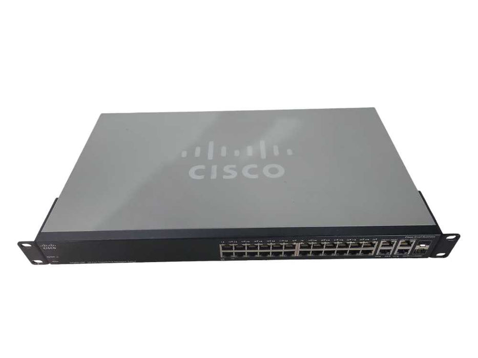 Cisco SG300-28P | 28-Port Gigabit PoE Managed Network Switch !