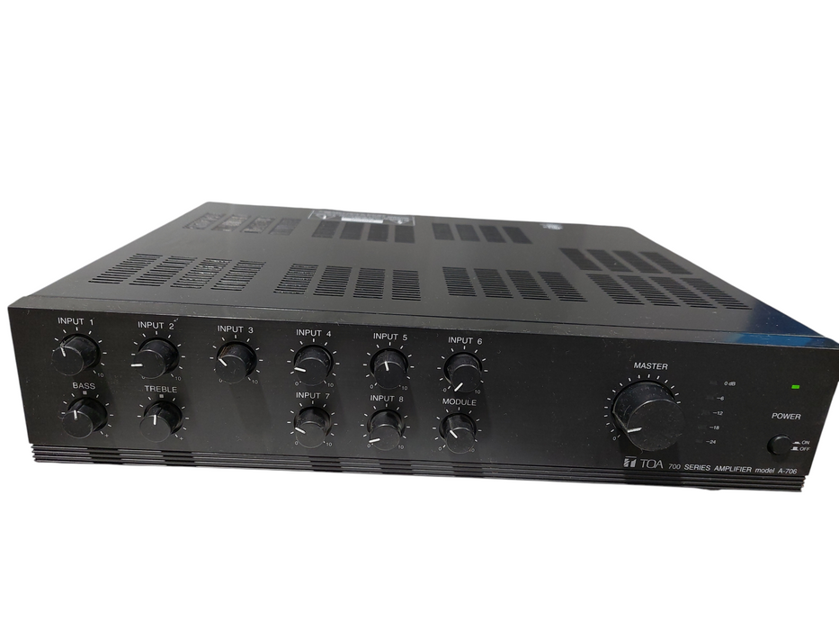 TOA 700 Series Amplifier Model: A-706 =