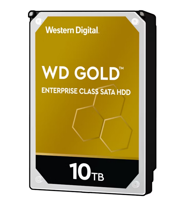 Western Digital WD102KRYZ Gold 10TB 7.2K SATA 3.5" 6Gbps Ent Hard Drive