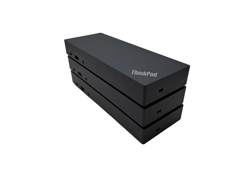 Lot of 3x Lenovo ThinkPad Hybrid USB-C Docking Station 40AF DUD9011D1 )