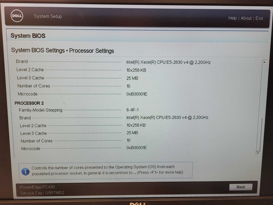 Dell Poweredge FX2S w/ 4x FC430 2x E5-2630 v4 2.2GHz 8GB DDR4 FD33xD $