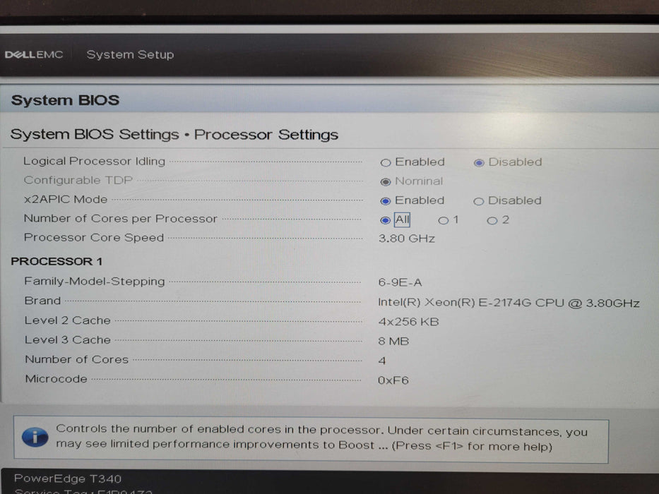 Dell PowerEdge T340 | Xeon E-2174G @3.80GHz, 48GB DDR4, H330, 2x 495W !