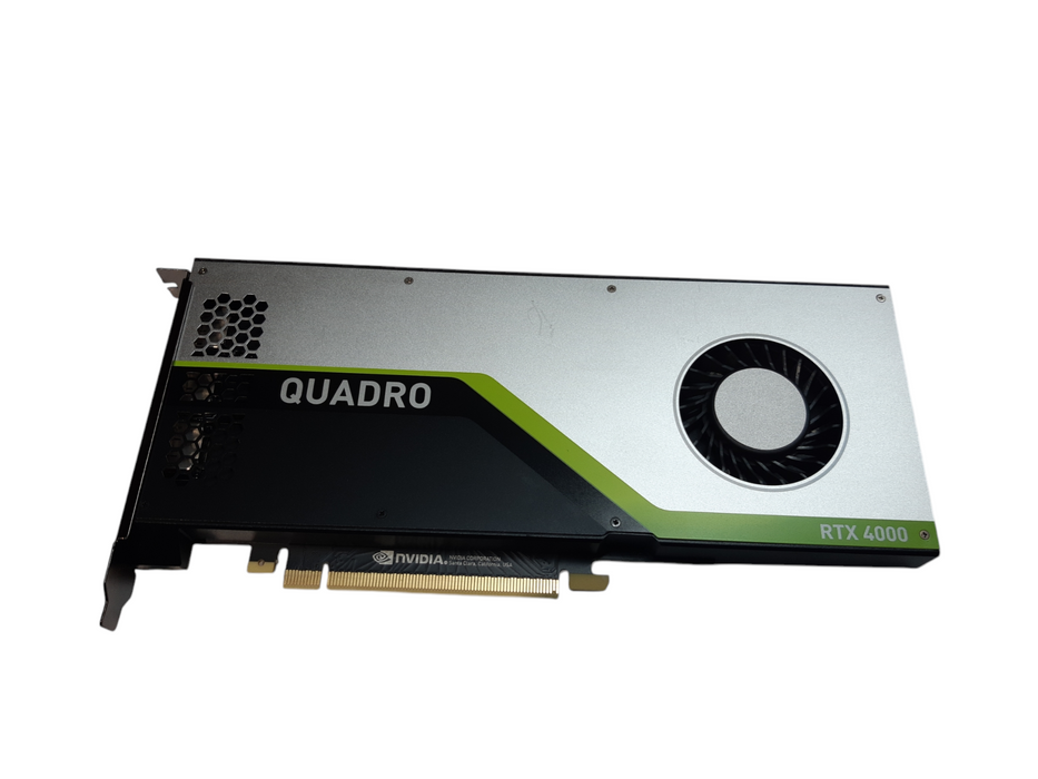 NVIDIA Quadro RTX 4000, GDDR6, 8GB, Graphic Cards, 3x Display Port Q