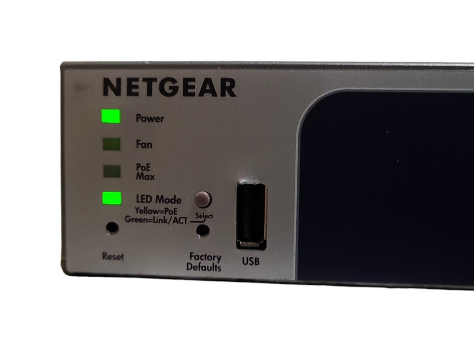 Netgear ProSafe GS728TPv2 24-Port Gigabit PoE+ Smart Cloud Switch w/ 4x SFP