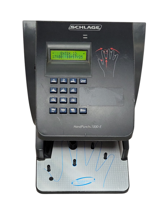 Schlage HandPunch 1000-E, READ Q_