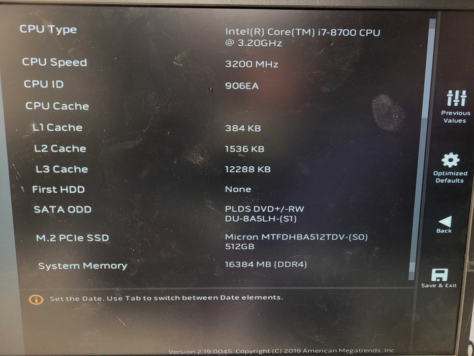 Alienware AURORA R7 Gaming PC Core i7-8700 16GB RAM 512GB NVMe GTX 1080 GPU $