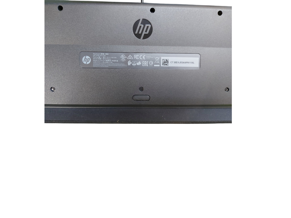 Lot 6x HP Slim USB Full Keyboard Black PH0U 803181-031